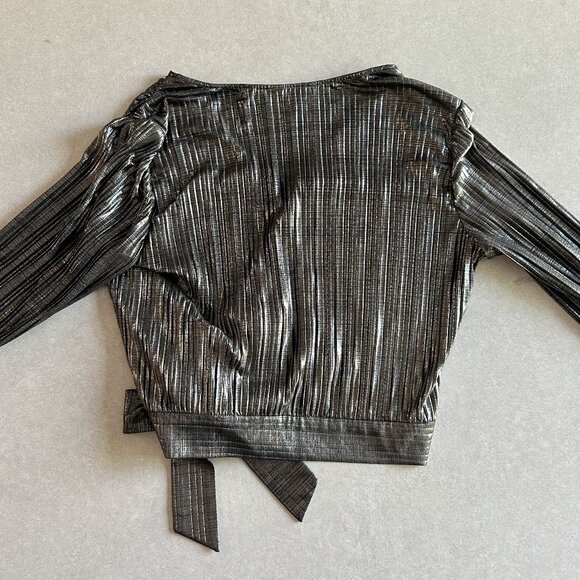 Ted Baker Elwiira Gathered Detail Wrap Top ASO The Princess Switch Fiona - Picture 6 of 11